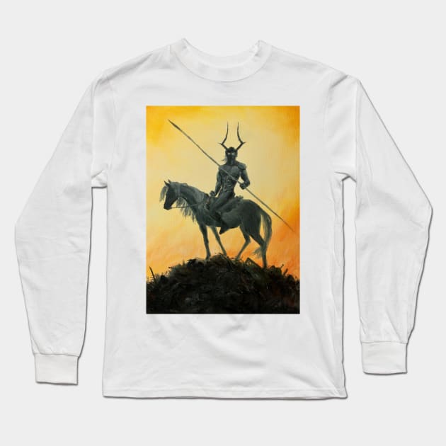 Grim Lancer Long Sleeve T-Shirt by Hareguizer